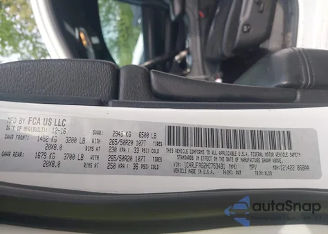 2017 Jeep Grand Cherokee Altitude 4X4 из США, поврежденный, VIN 1C4RJFAG2HC753431